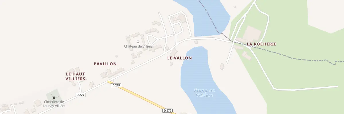 Plan du 5042 Le Vallon à Launay-Villiers
