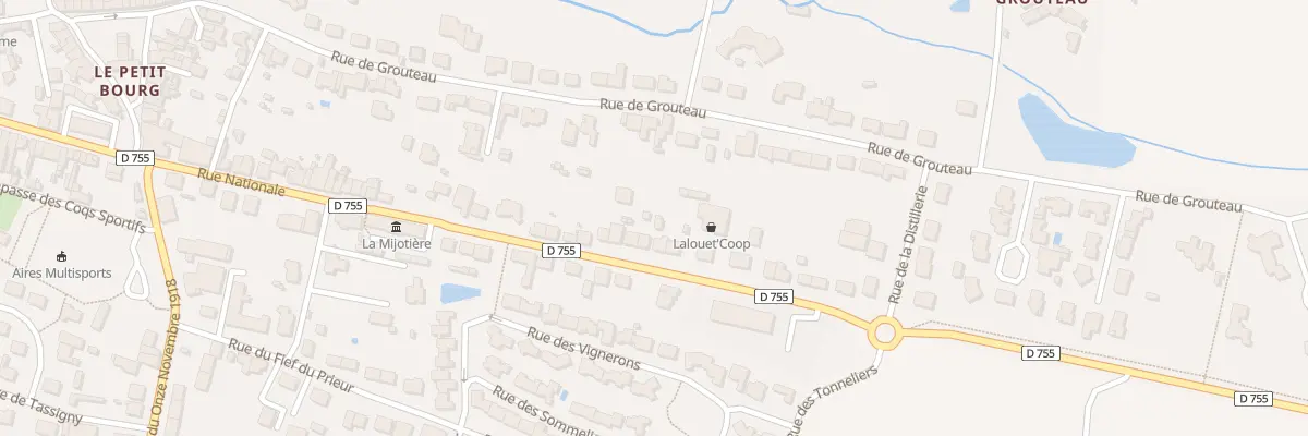 Plan du 107 Rue Nationale aux Herbiers
