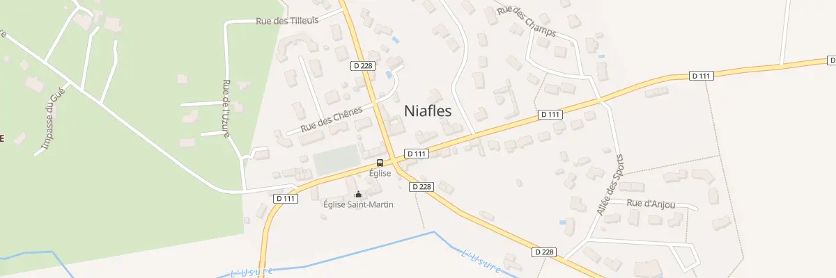 Plan du 3 Rte de Craon à Niafles
