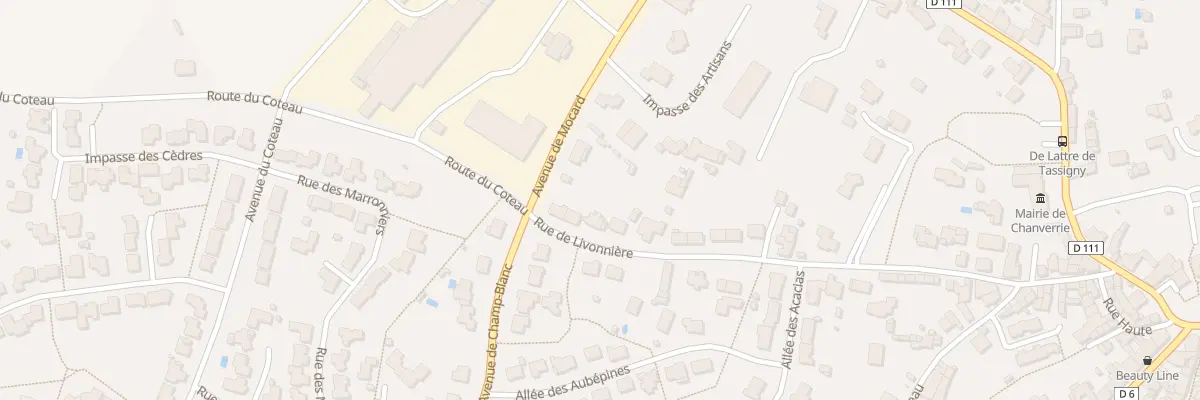 Plan du 40 Rue de livonnière à Chanverrie