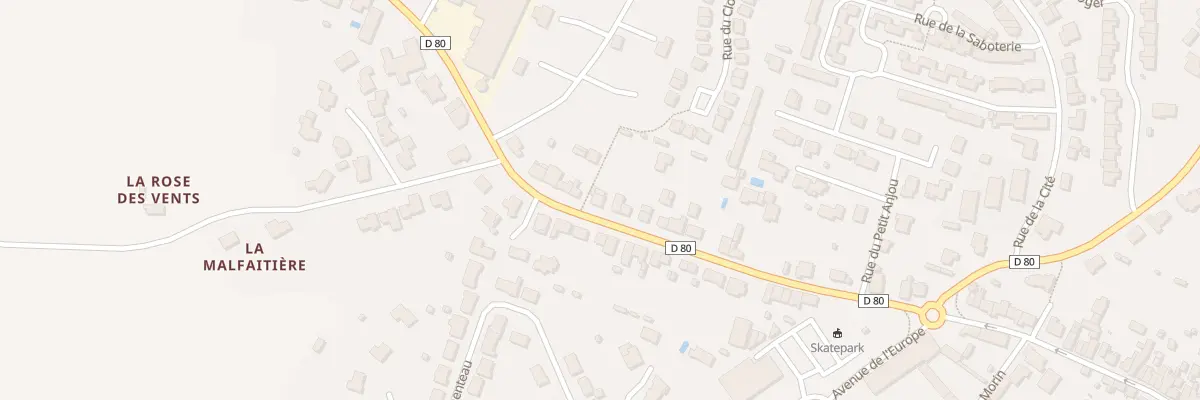 Plan du 34 Rue du Pressoir (Beaupreau) à Beaupréau-en-Mauges