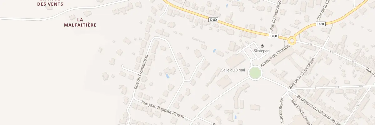 Plan du 10 Rue du Fromenteau (Beaupreau) à Beaupréau-en-Mauges