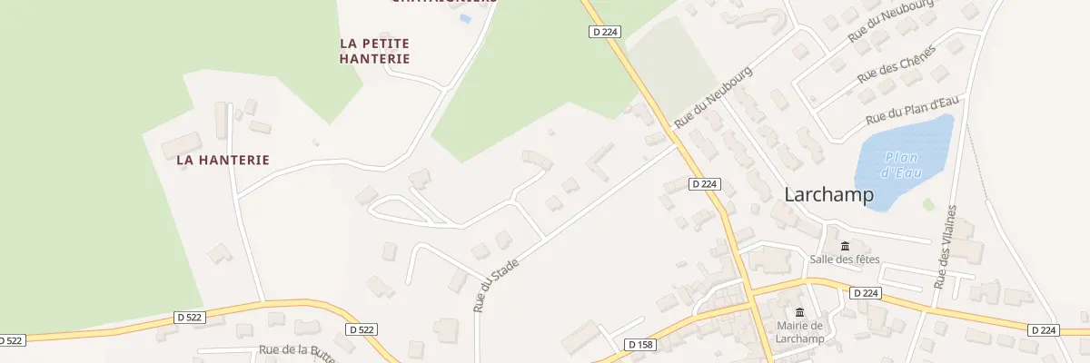 Plan du 3 Imp des Camélias à Larchamp