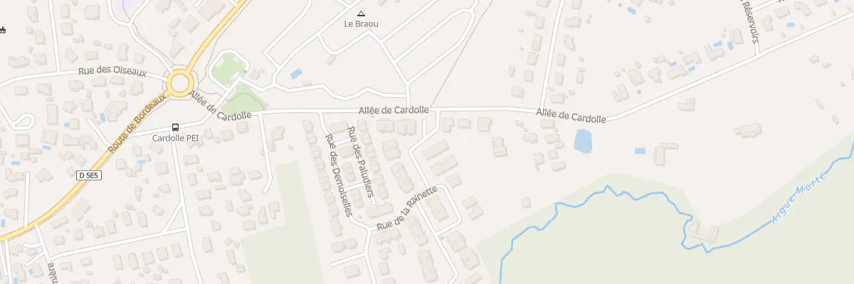 Plan du 1 Rue des Roseaux à Audenge