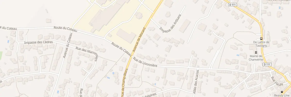 Plan du 42 Rue de livonnière à Chanverrie