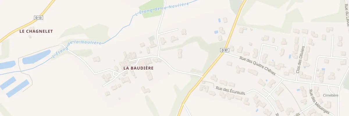 Plan du 2 La Baudiere à Montaigu-Vendée