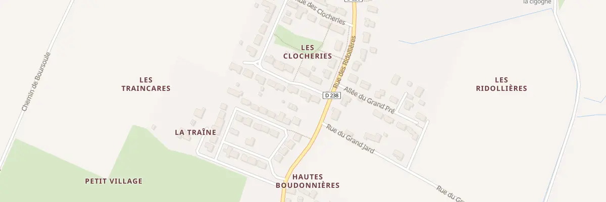 Plan du 36 Rue des Clocheries à Beaugeay