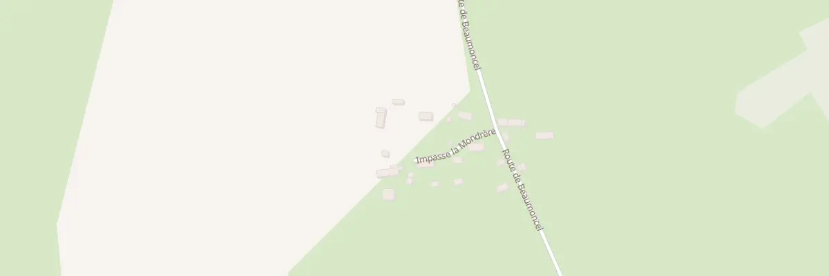 Plan du 1099 Rte de Beaumoncel à Saint-Michel-de-Montjoie