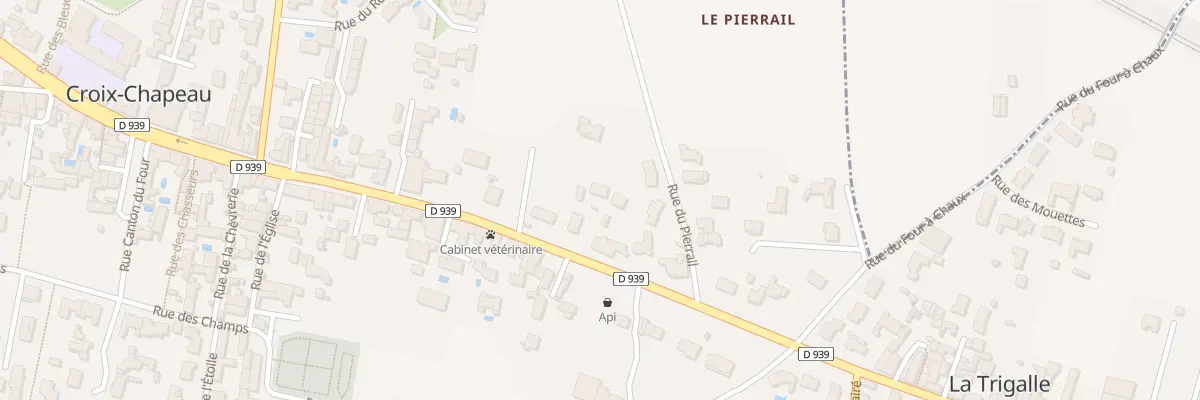 Plan du 5 Rue du Pierrail à Croix-Chapeau