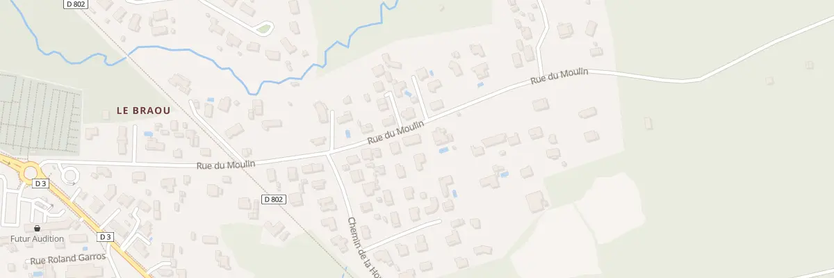 Plan du 24D Rue du Moulin à Audenge