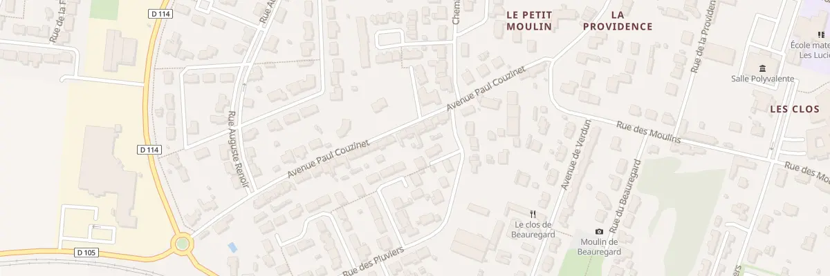 Plan du 15 Av Paul Couzinet à Marans