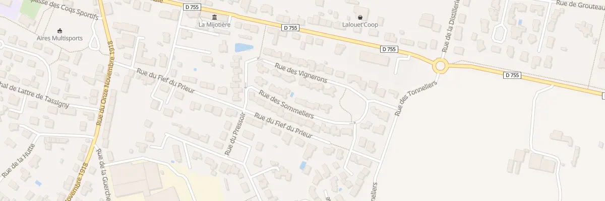Plan du 7 Rue des Sommeliers aux Herbiers