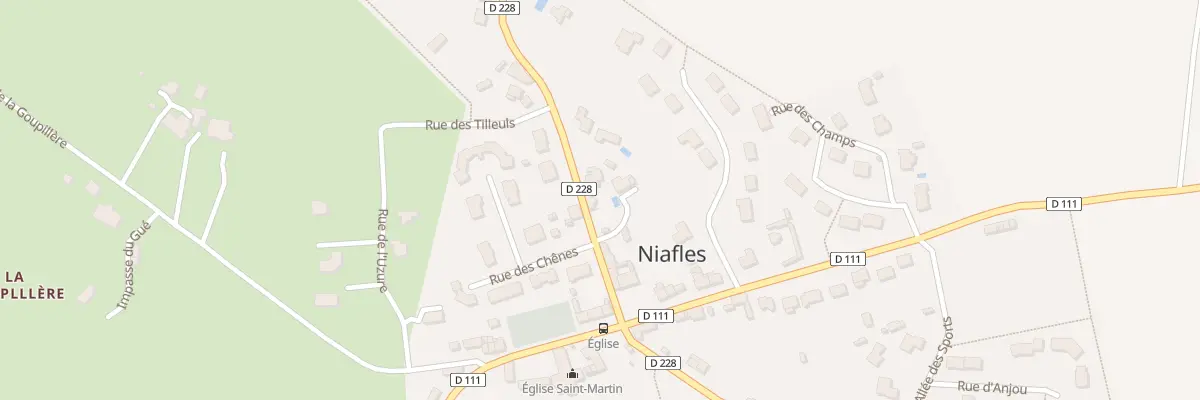 Plan du 8 Rte de Livre la Touche à Niafles
