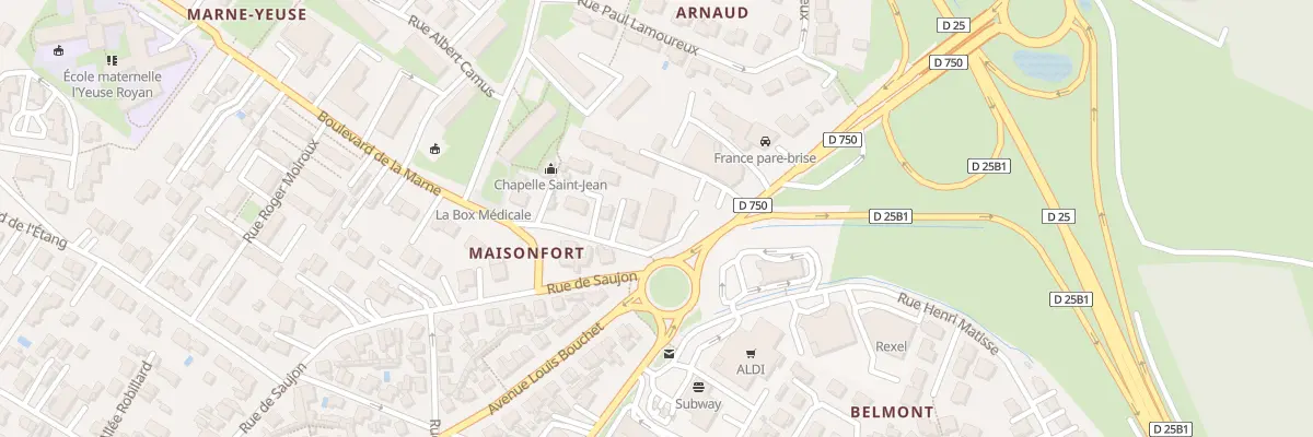 Plan du 96 Bd de la Marne à Royan