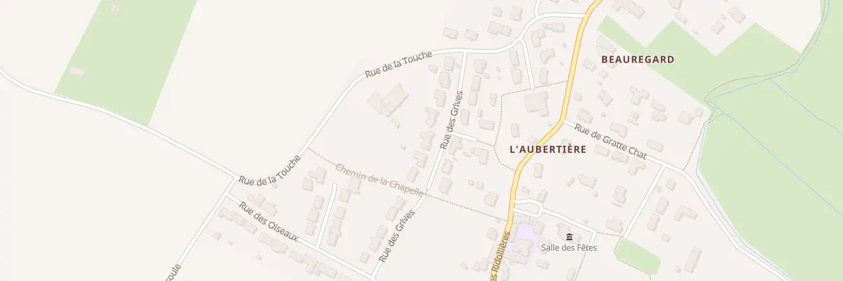 Plan du 10 Rue des Grives à Beaugeay
