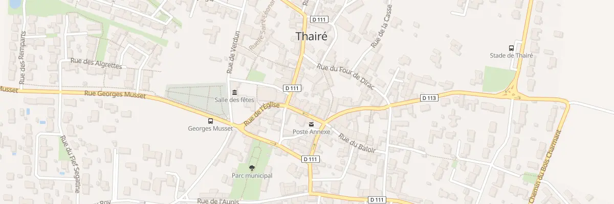 Plan du 5 Rue Jean Coyttar à Thairé