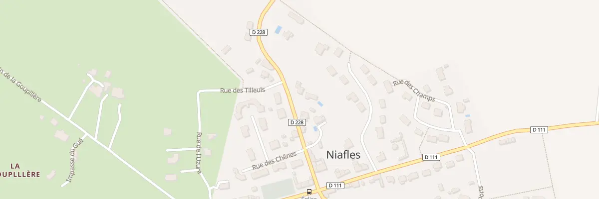 Plan du 14 Rte de Livre la Touche à Niafles