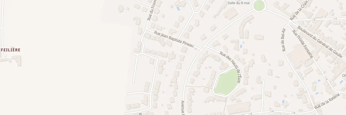 Plan du 1 Rue Jean Baptiste Pineau à Beaupréau-en-Mauges