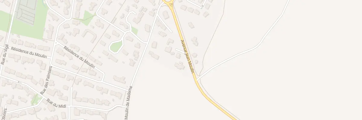 Plan du 9377 Rue du Moulin de Madame à Soubise