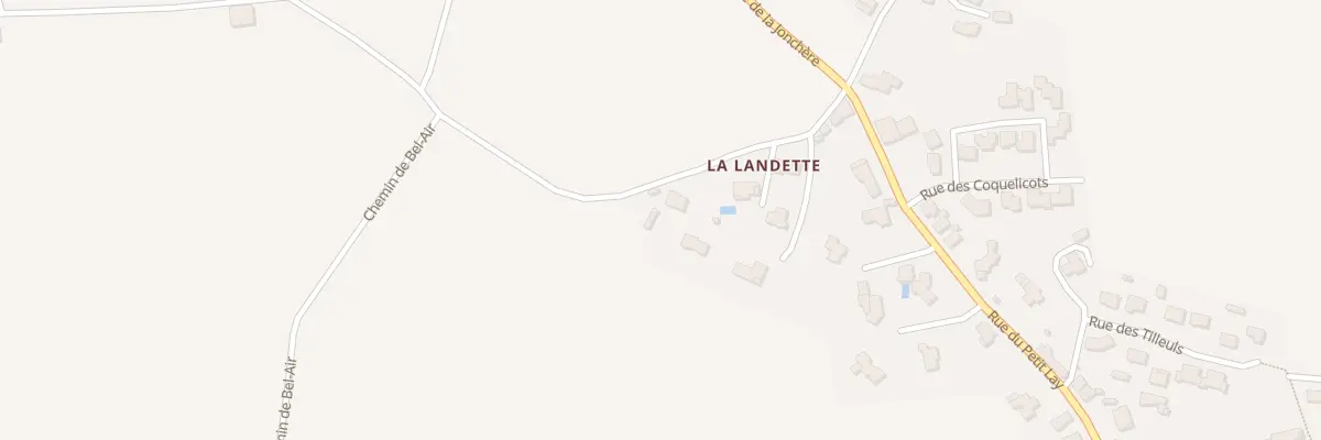 Plan du 5015 La Landette à Rochetrejoux