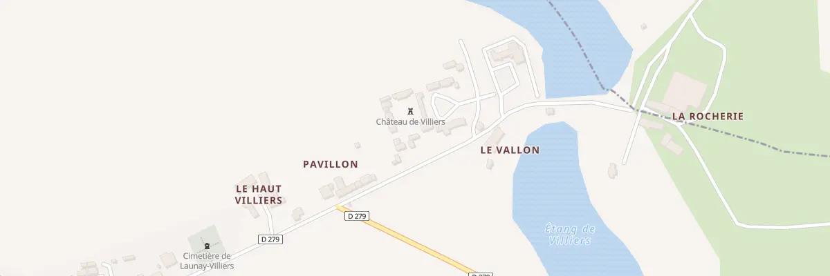 Plan du 19 Le Hameau du Pavillon à Launay-Villiers