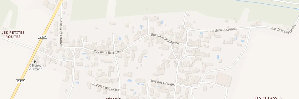 Plan du 5284 Serigny à Andilly