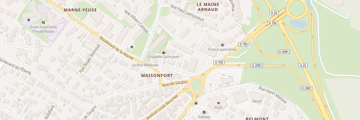 Plan du 90T Bd de la Marne à Royan