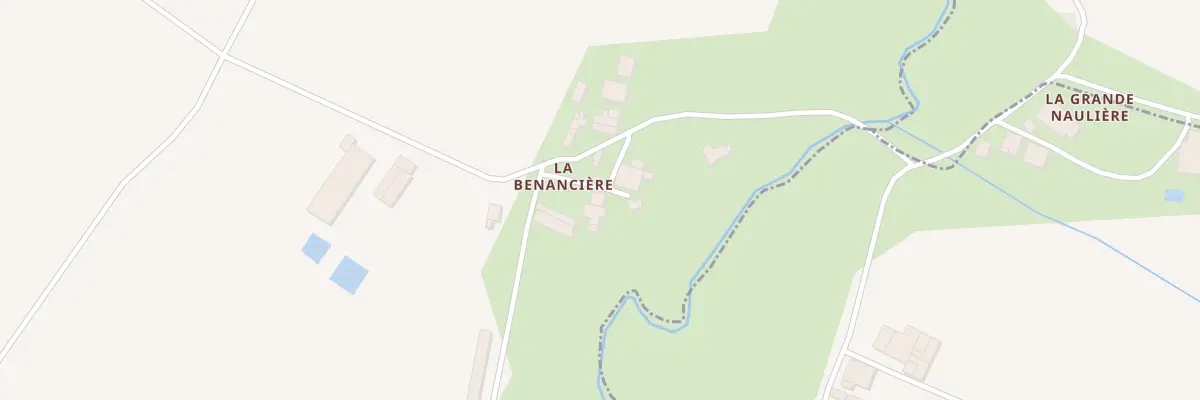 Plan du 6 La Benancière à Mouchamps