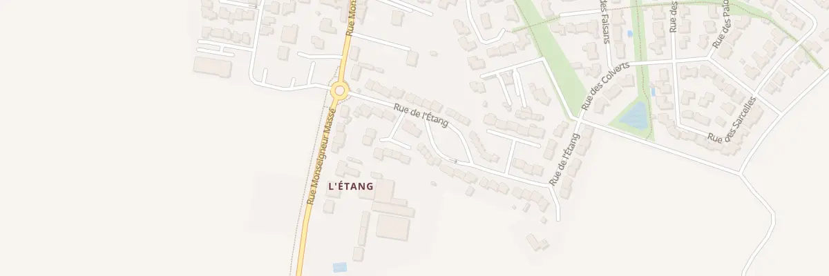 Plan du 10 Rue de l’Etang aux Herbiers