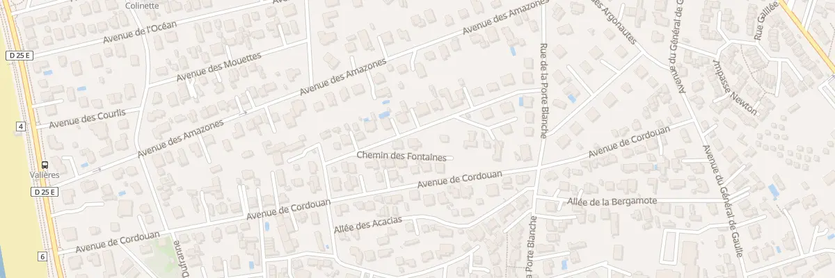 Plan du 8 Av des Rosiers à Saint-Georges-de-Didonne