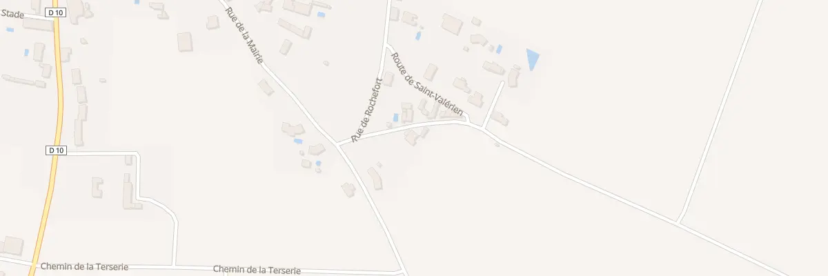 Plan du 8 Rte de St Valerien à Thiré