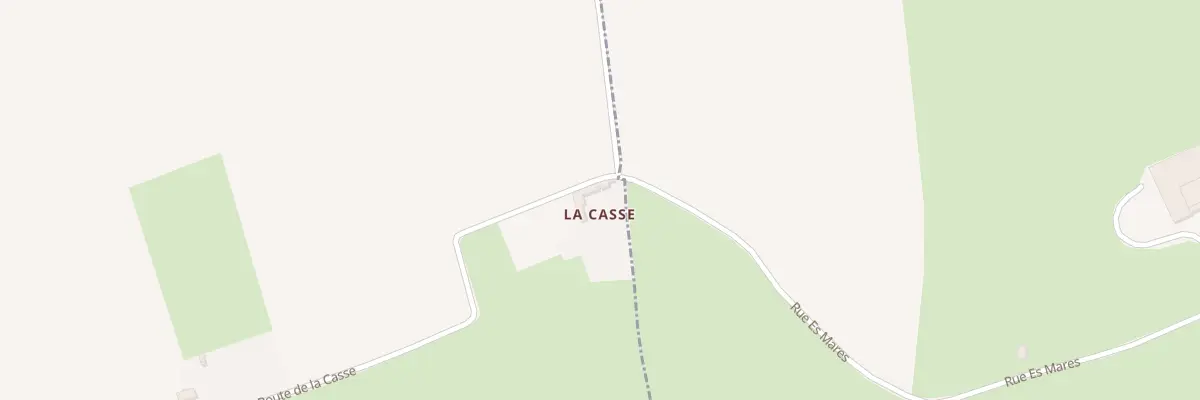 Plan du 2 Rte de la Casse à La Cambe