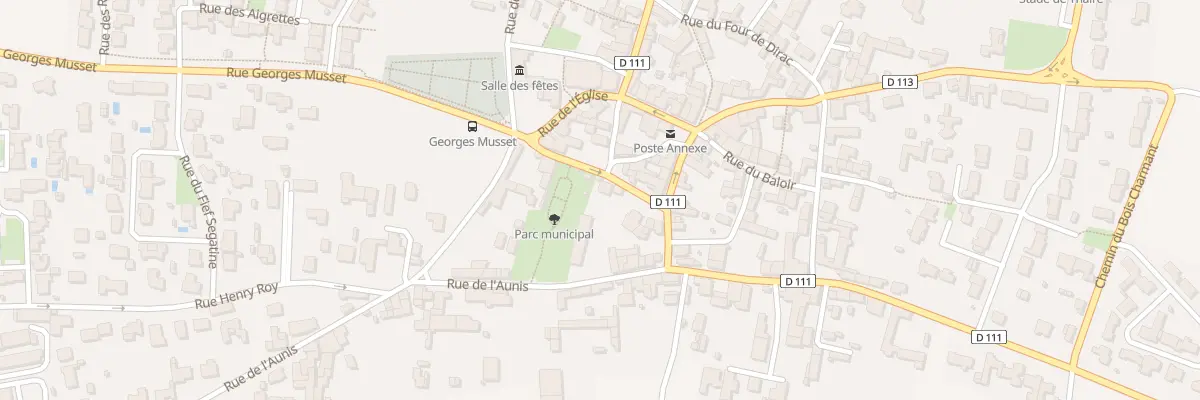 Plan du 5023 Rue des Bonnes Femmes à Thairé