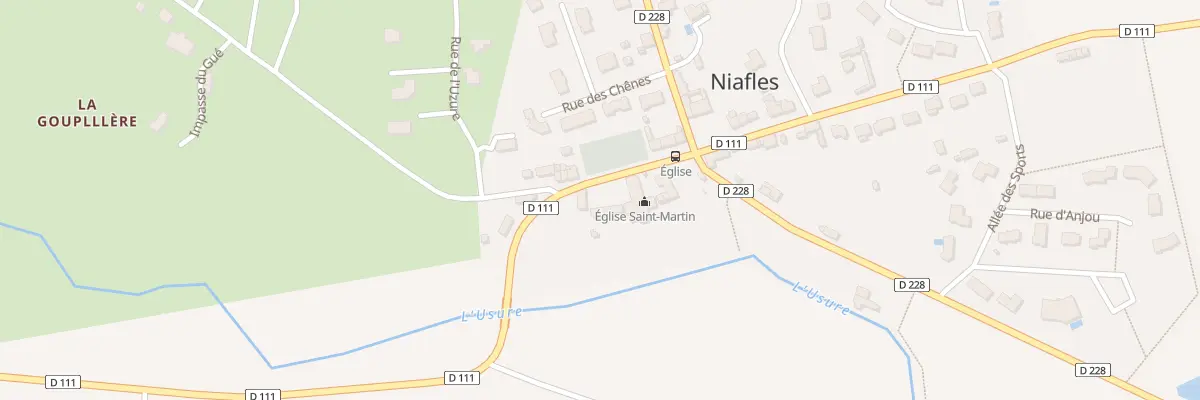 Plan du 3 Rte de la Selle Craonnaise à Niafles