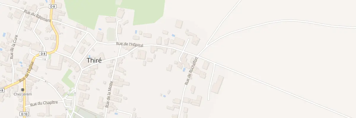 Plan du 40 Rue de l’hôpital à Thiré