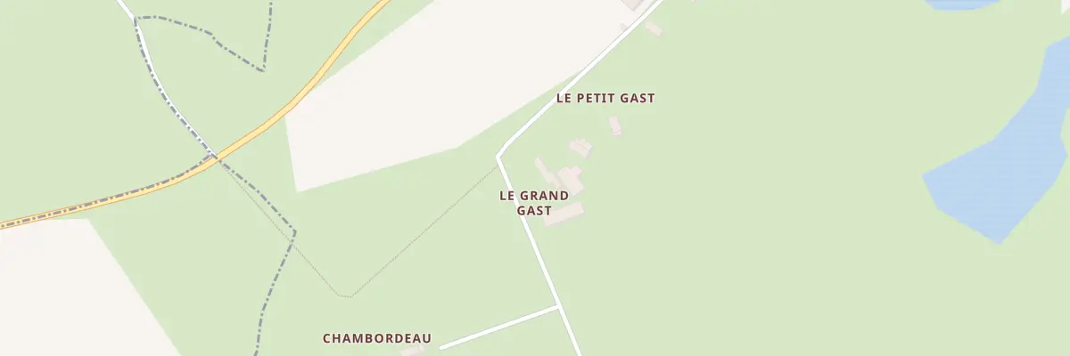 Plan du 3 Le Grand Gast au Bourgneuf-la-Forêt