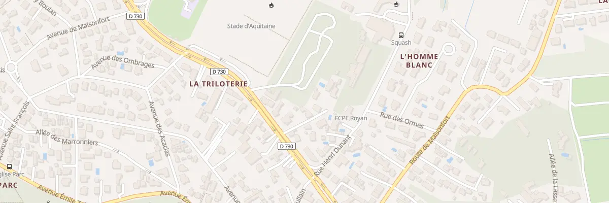 Plan du 8 All de l’Homme Blanc à Royan