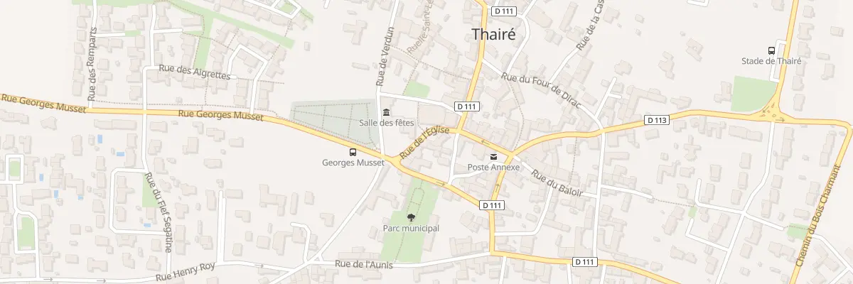 Plan du 4 Rue de l’Eglise à Thairé