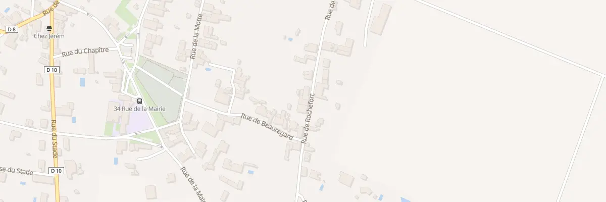 Plan du 22 Rue de rochefort à Thiré