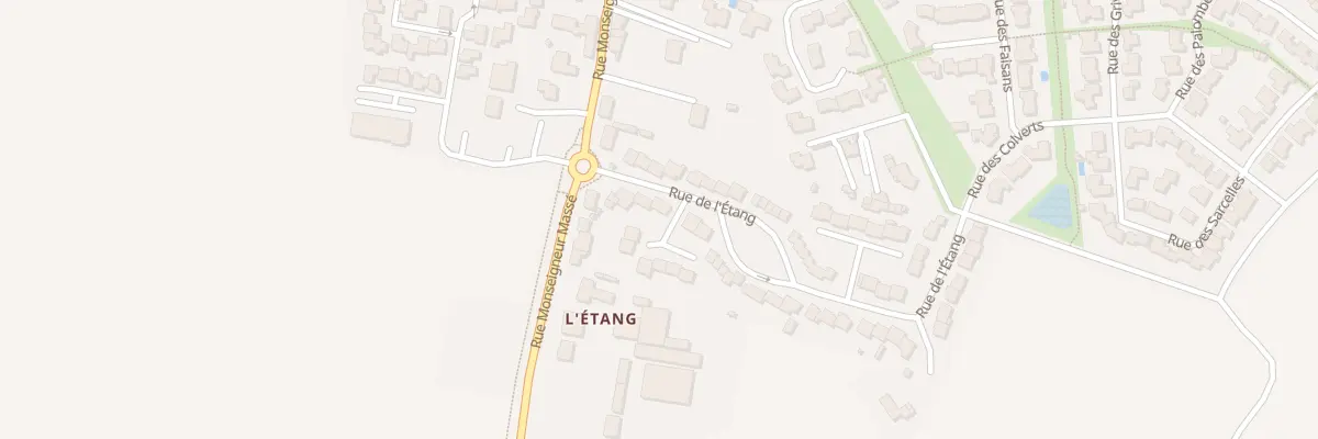 Plan du 6 Rue de l’Etang aux Herbiers