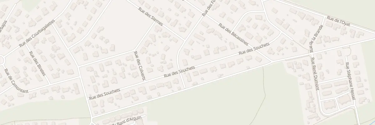 Plan du 17 Rue des Souchets à Audenge