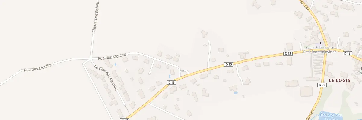 Plan du 4 Rue des moulins à Rochetrejoux