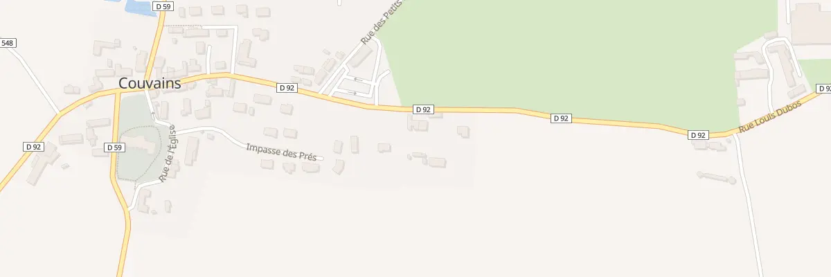 Plan du 5112A Le Bourg à Couvains