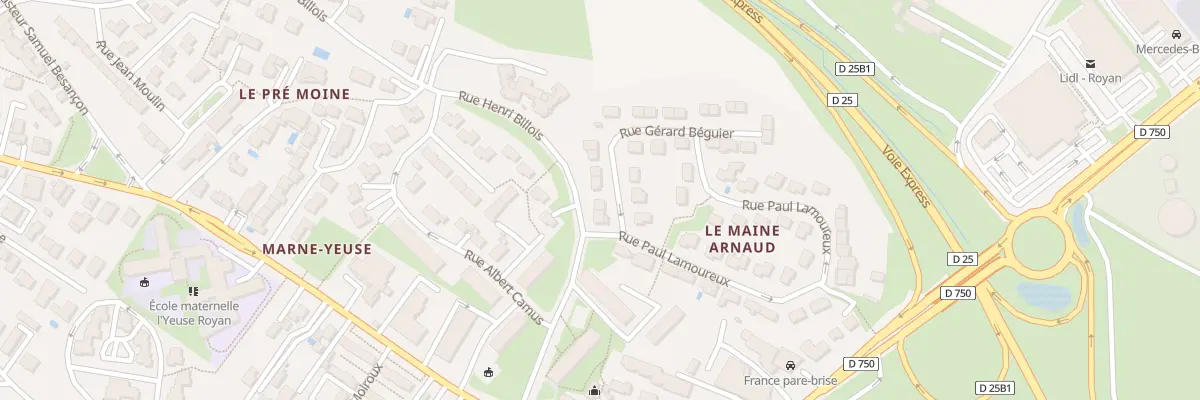 Plan du 4 Rue Gérard Béguier à Royan