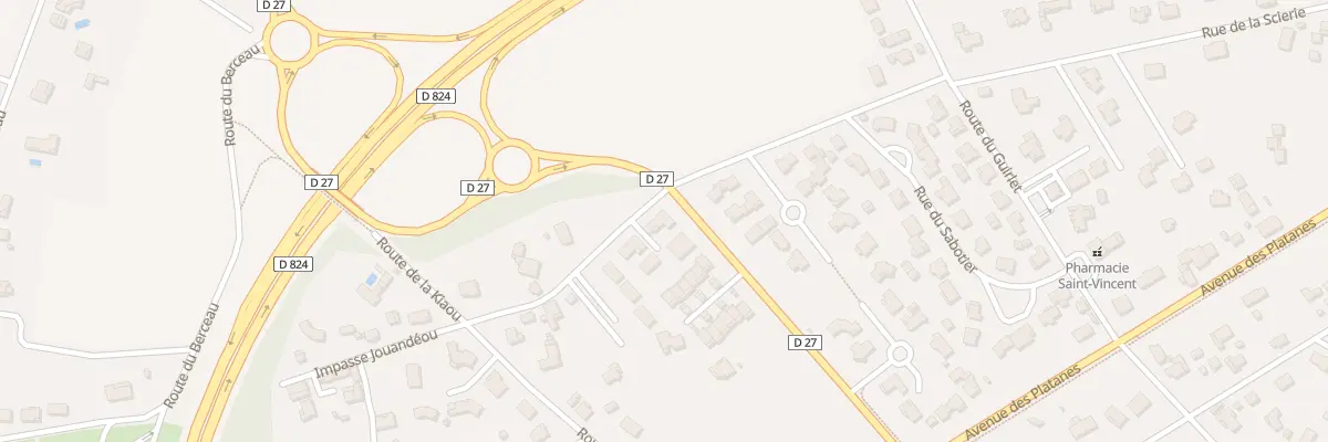 Plan du 142 Rte Marcot à Saint-Vincent-de-Paul