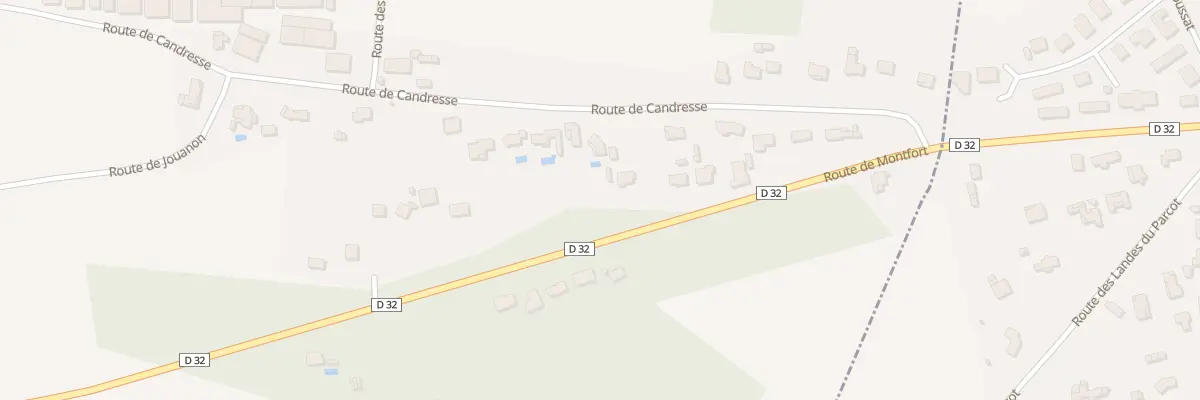 Plan du 716 Rte de Candresse à Yzosse