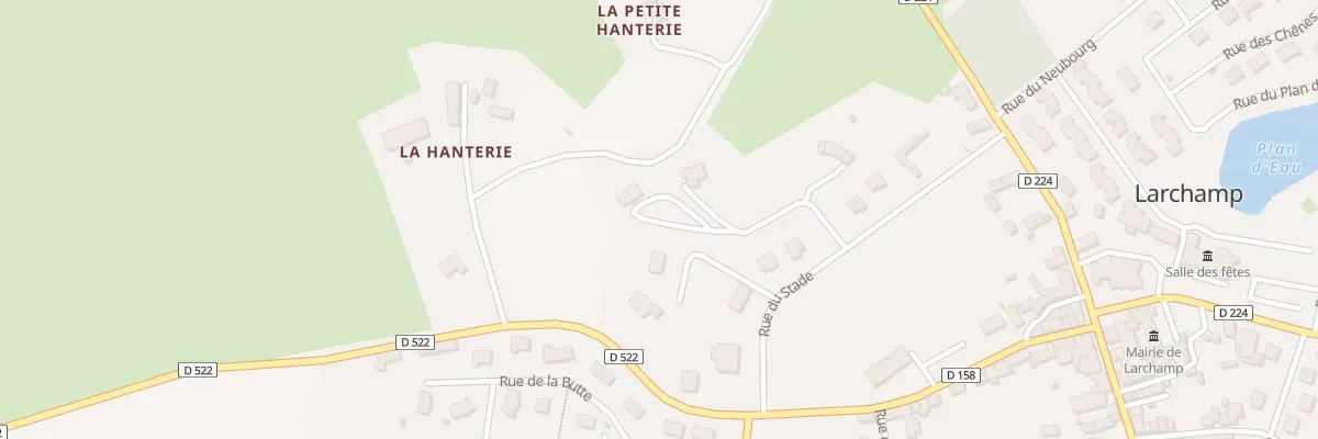 Plan du 1 Imp des Camélias à Larchamp