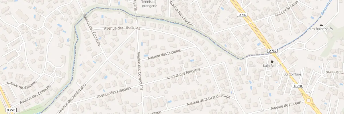 Plan du 10 Av des Lucioles à Saint-Georges-de-Didonne