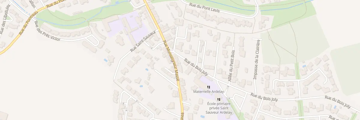 Plan du 37 Rue Monseigneur MASSE aux Herbiers