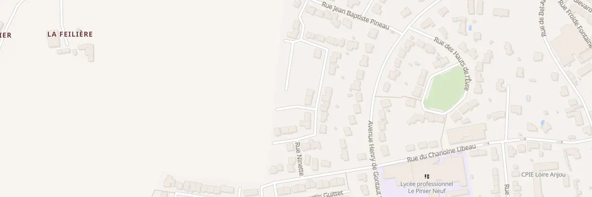 Plan du 10 Rue Jean-Marie Dubois à Beaupréau-en-Mauges